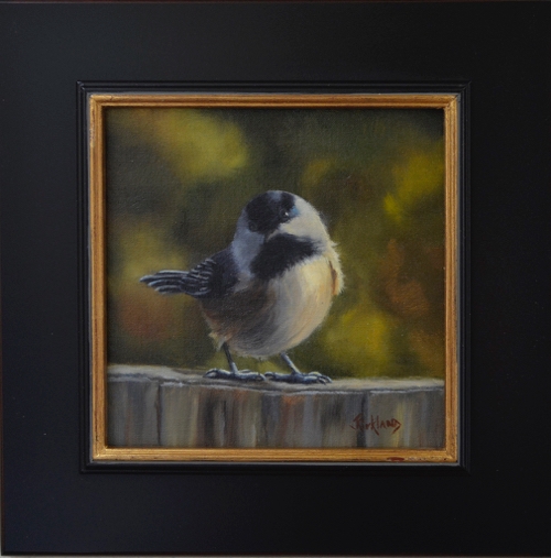 Here's Looking at You Chick 8x8 $355 at Hunter Wolff Gallery